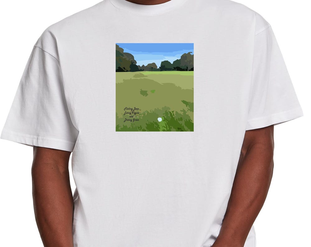 Golf Graphic Oversized Tee